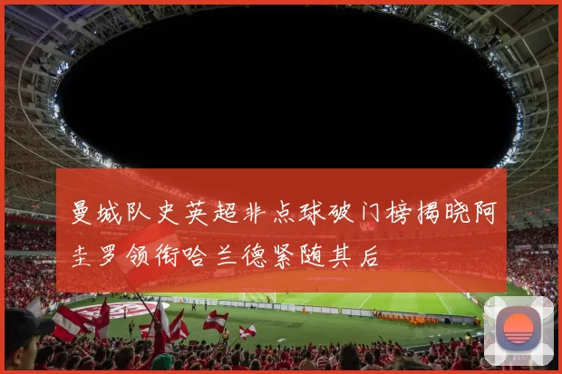 曼城队史英超非点球破门榜揭晓阿圭罗领衔哈兰德紧随其后